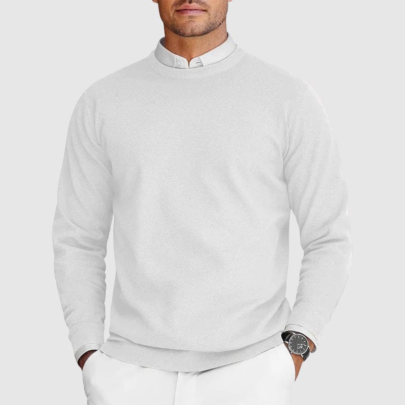 Tobias | Modern geschnittener Herren Kaschmirpullover