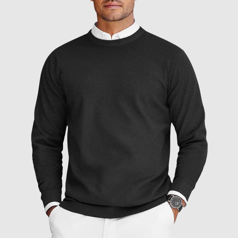 Tobias | Modern geschnittener Herren Kaschmirpullover
