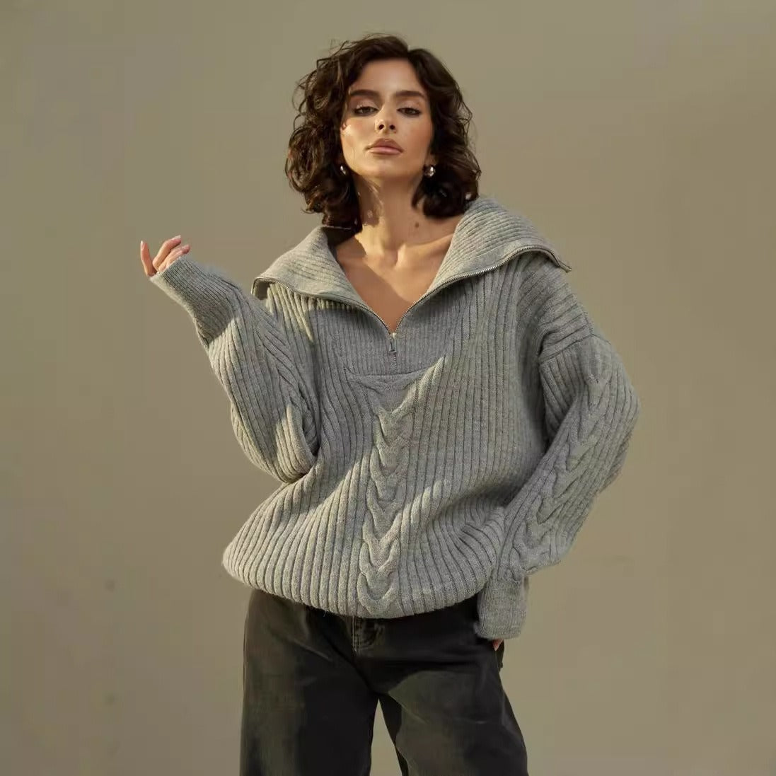 Lea | Komfortabler Pullover für Damen im Oversized-Look