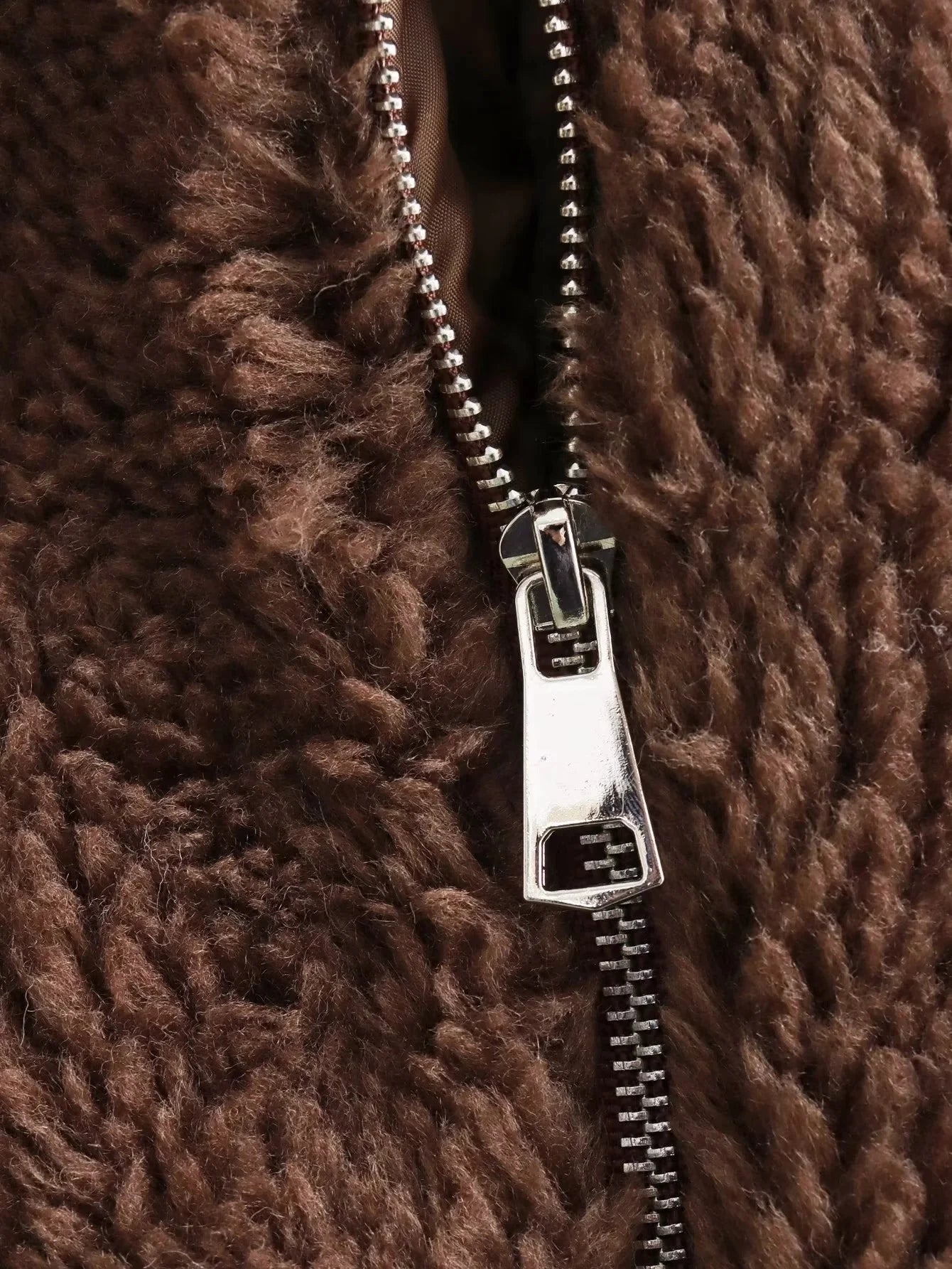 Anna | Oversized Damenjacke aus weichem Teddystoff