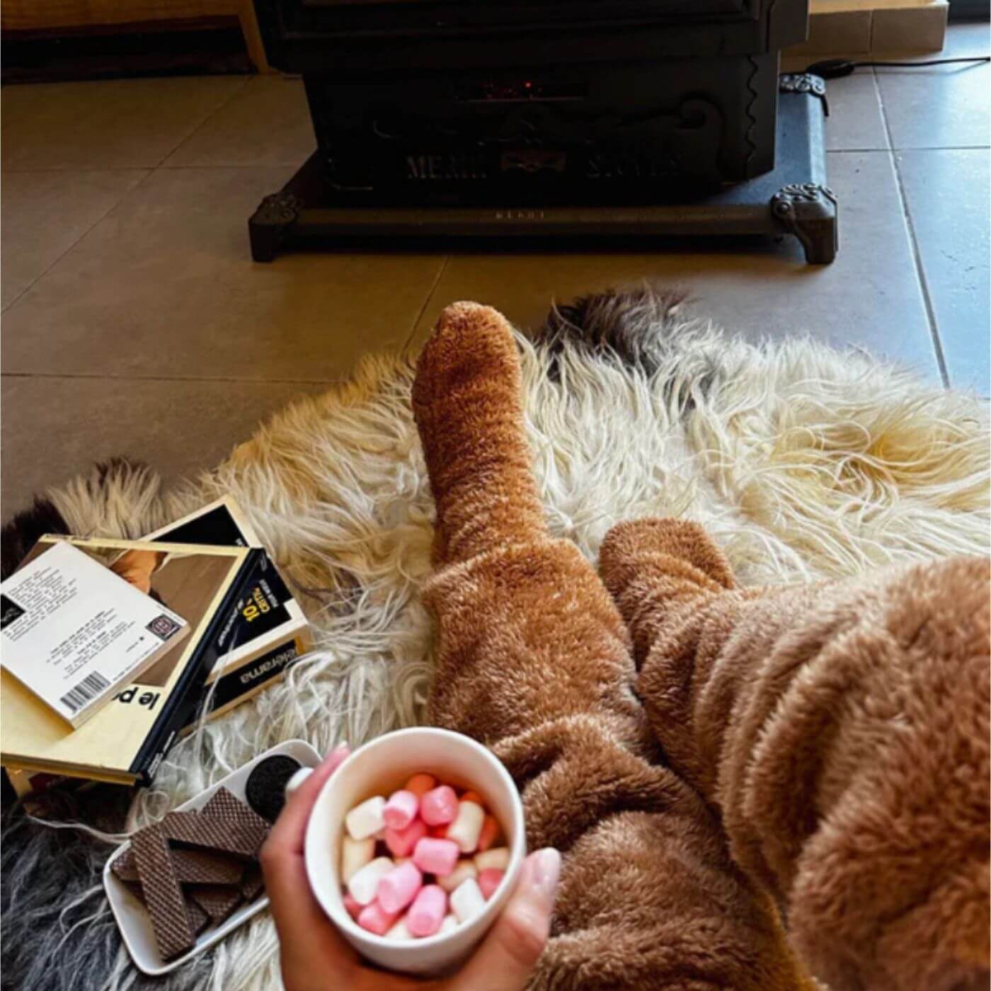 Mara | Flauschige Wintersocken Damen extra weich & warm