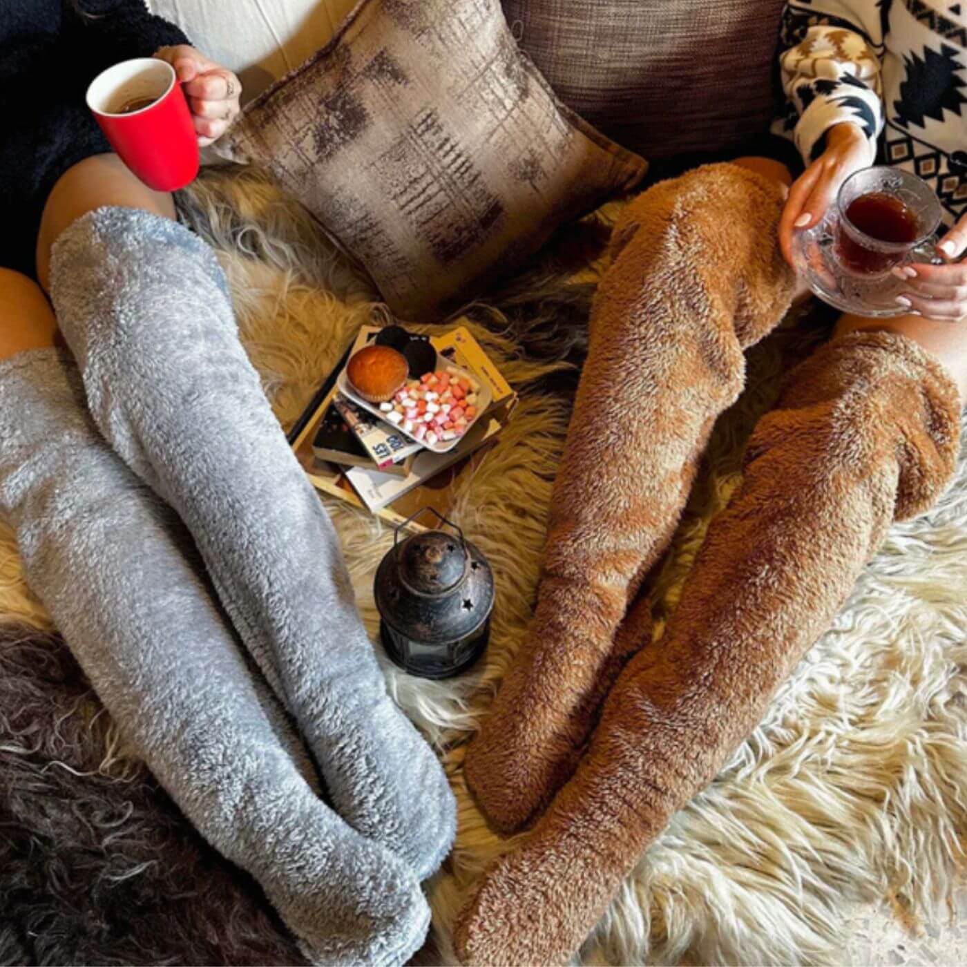 Mara | Flauschige Wintersocken Damen extra weich & warm