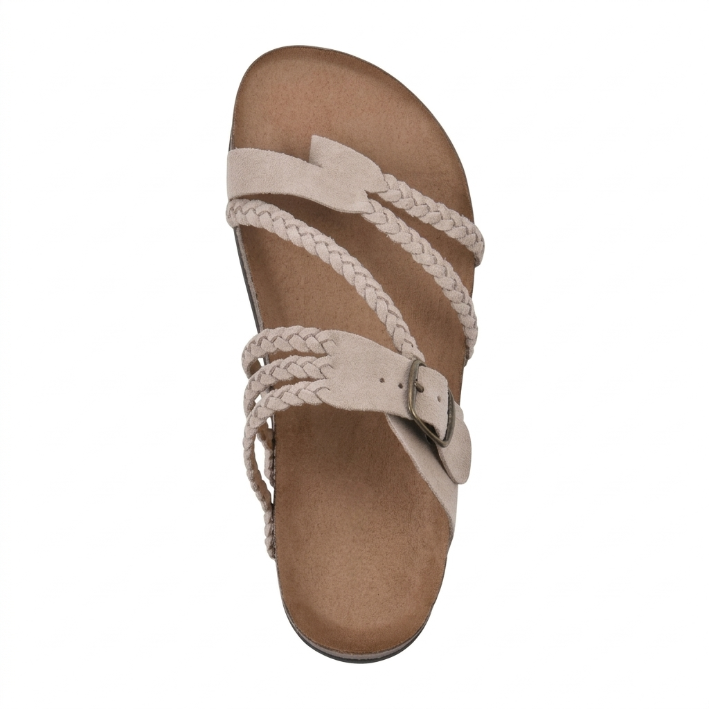 Nora | Stilvolle Sandalen Damen Kork Design