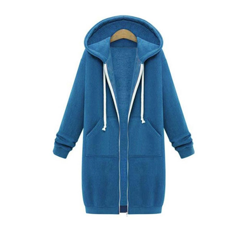 Mara | Lang geschnittenes Damen-Sweatshirt für Alltag