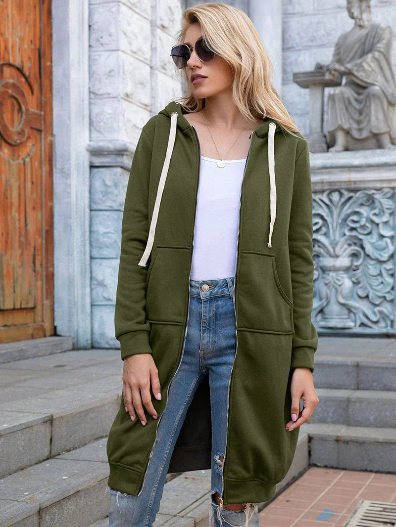 Mara | Lang geschnittenes Damen-Sweatshirt für Alltag