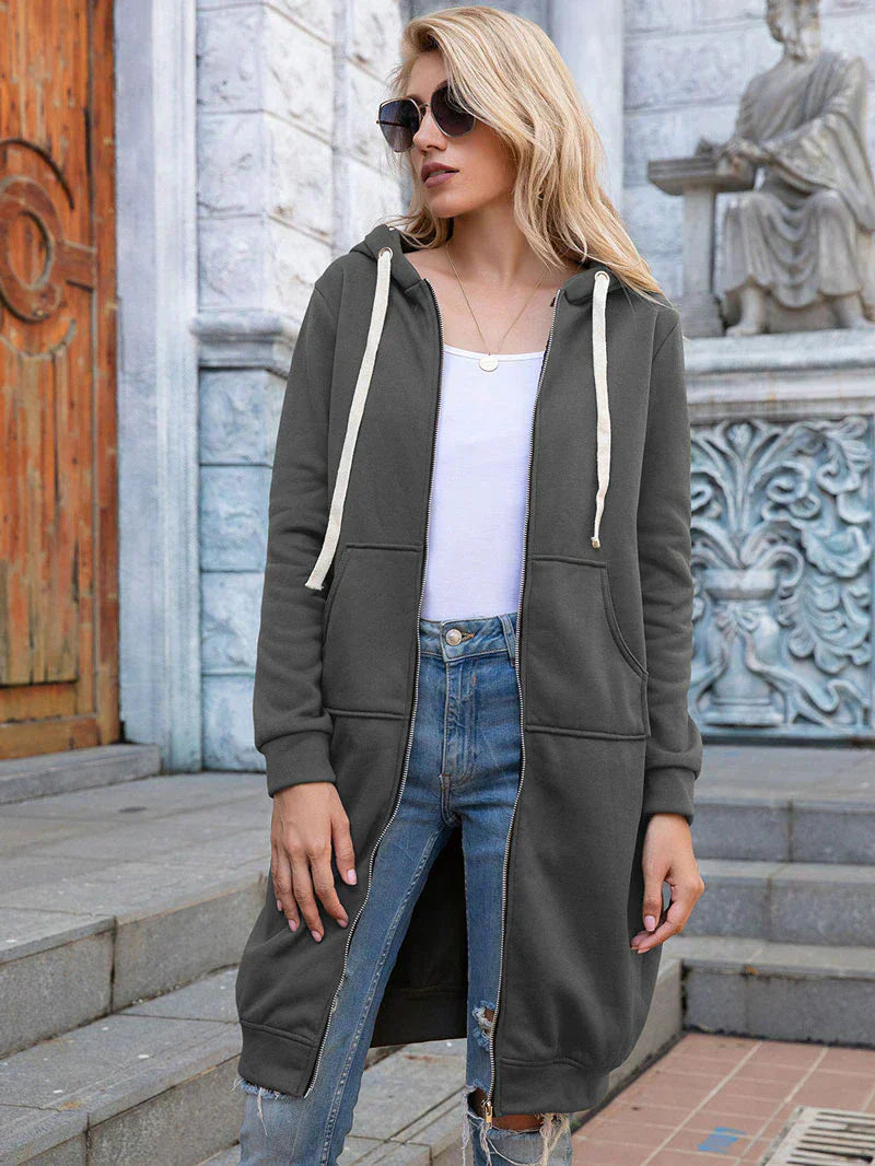 Mara | Lang geschnittenes Damen-Sweatshirt für Alltag