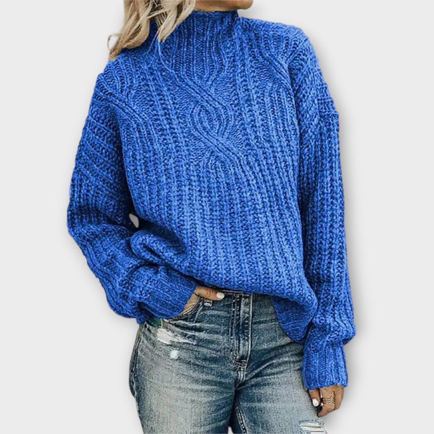 Clara | Lässiger Damenpullover aus weichem Strick
