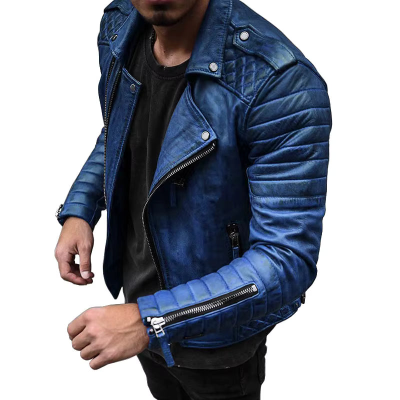 Jonas | Elegante Lederjacke für Herren im urbanen Stil