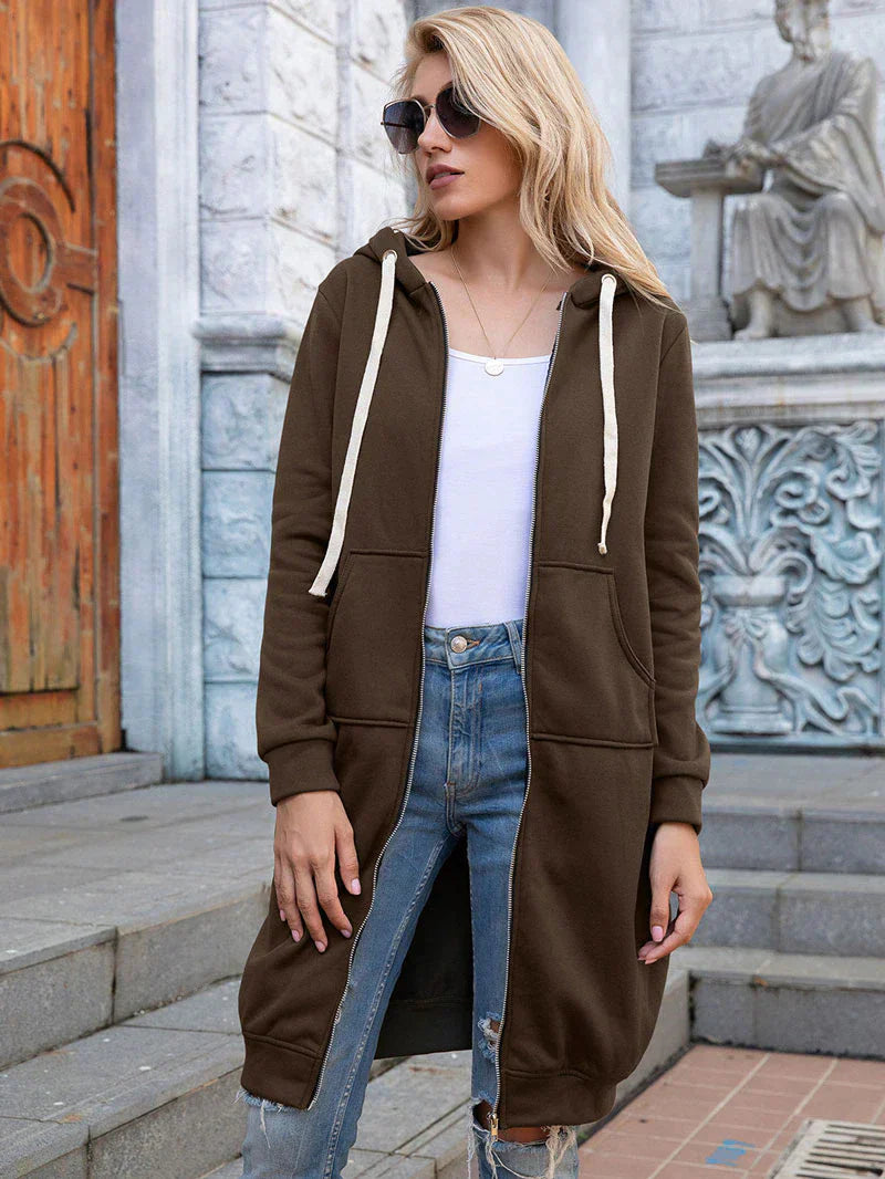 Mara | Lang geschnittenes Damen-Sweatshirt für Alltag