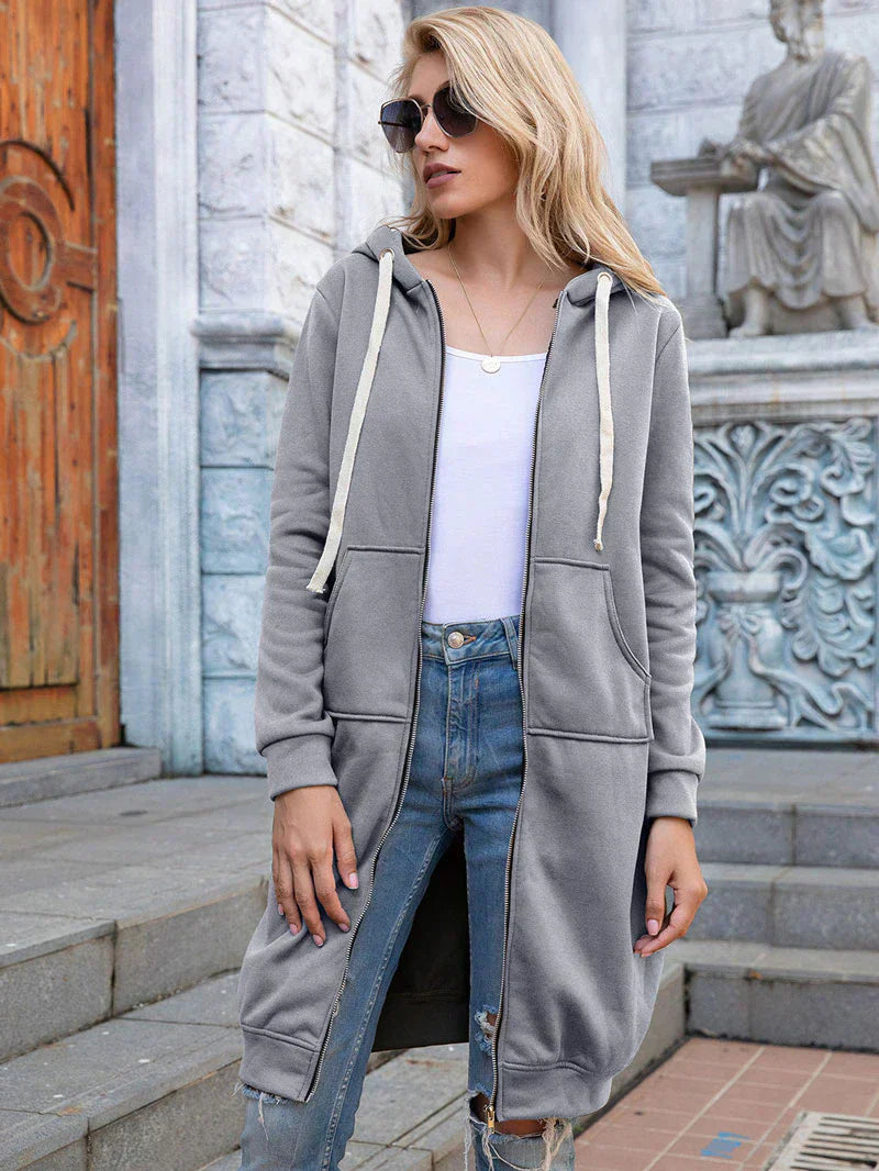 Mara | Lang geschnittenes Damen-Sweatshirt für Alltag