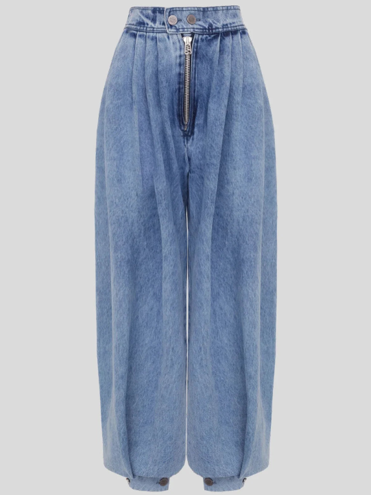 Helena | Damen High-Waist Balloon-Jeans für Alltag & Freizeit