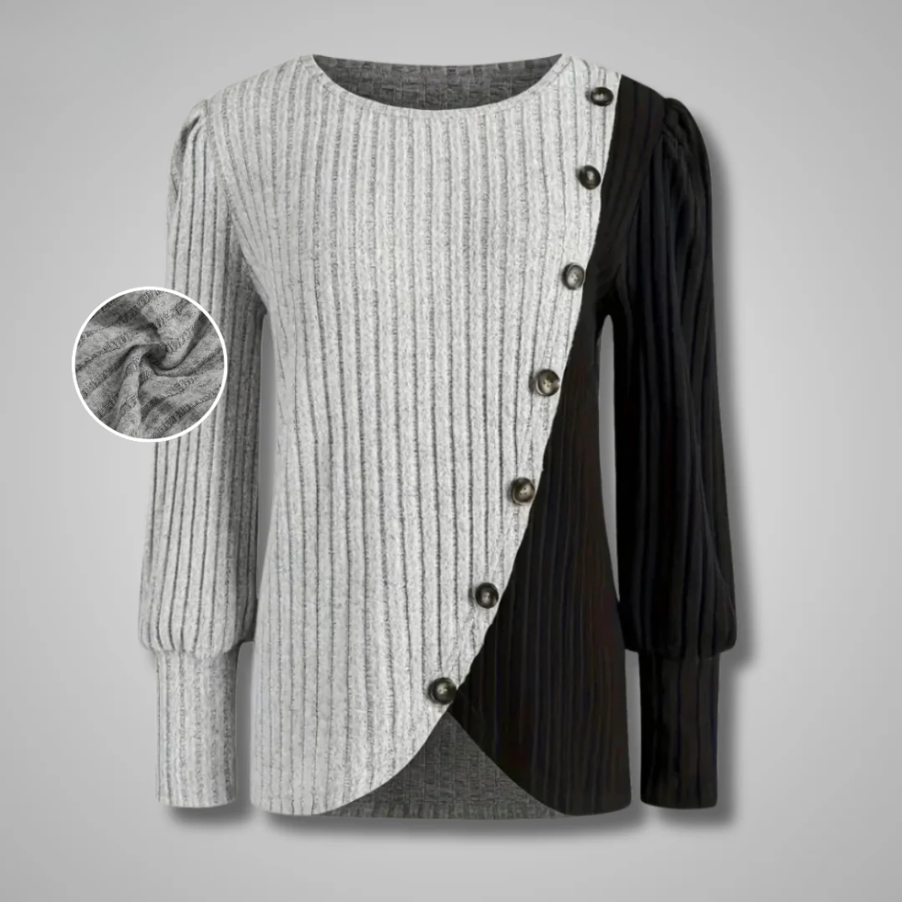 Elisa | Stilvolles Longsleeve Damen bequem und chic