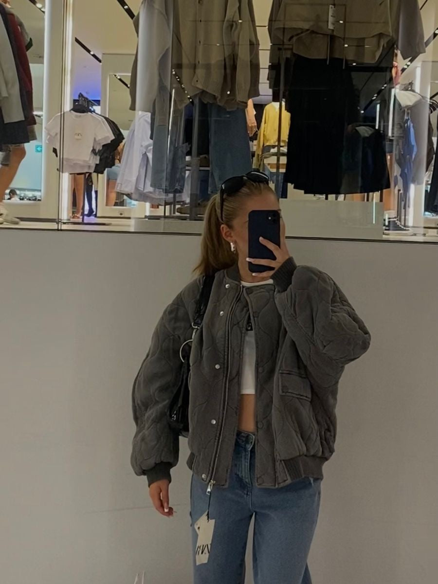 Laura | Damen-Bomberjacke modern & lässig für Alltag