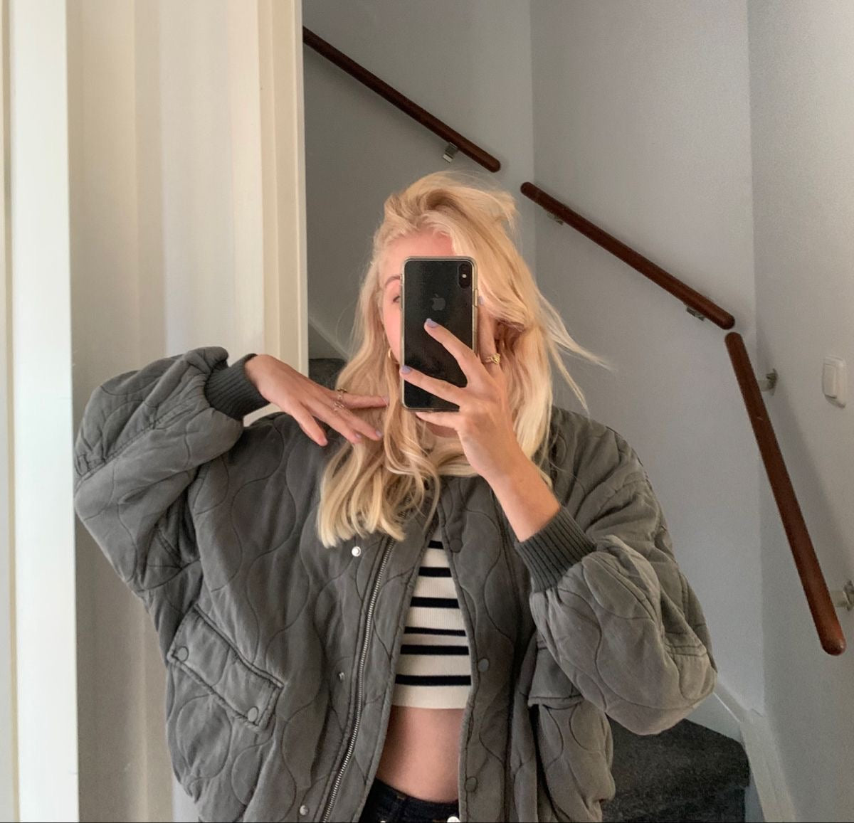 Laura | Damen-Bomberjacke modern & lässig für Alltag
