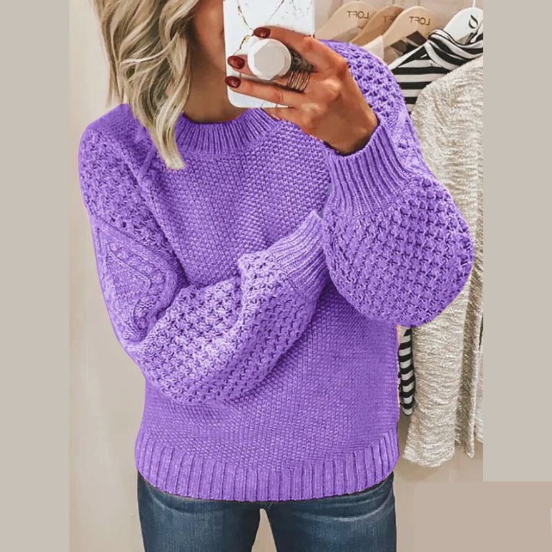 Emma | Eleganter Damenpullover aus feinem Strickstoff