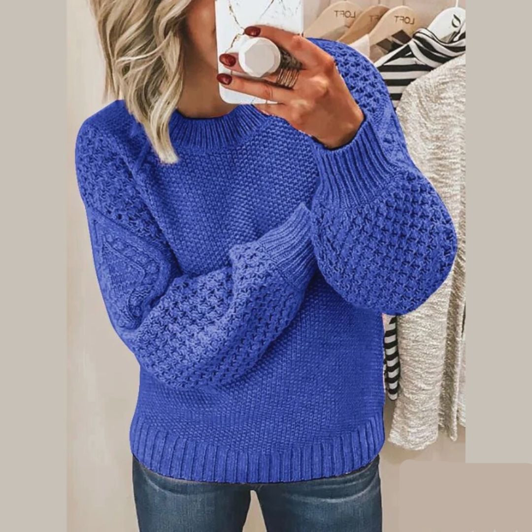 Emma | Eleganter Damenpullover aus feinem Strickstoff