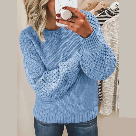 Emma | Eleganter Damenpullover aus feinem Strickstoff