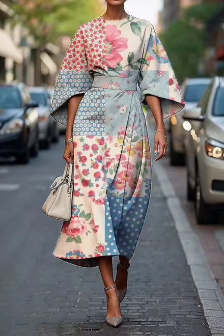 Livia | Schickes Blumen Kleid Sommer Damen