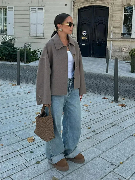 Clara | Vielseitig kombinierbare elegante Übergangsjacke