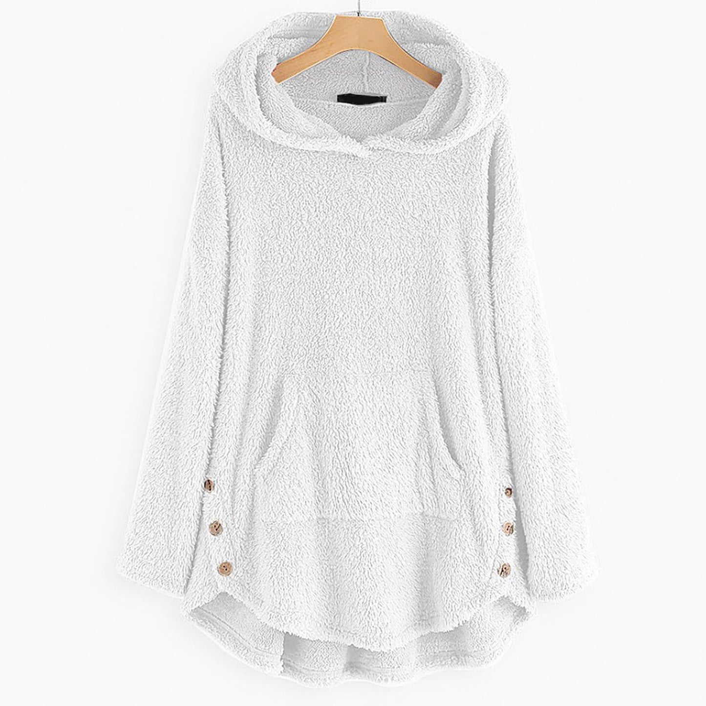 Clara | Flauschiger Winterhoodie mit Kapuze für Damen