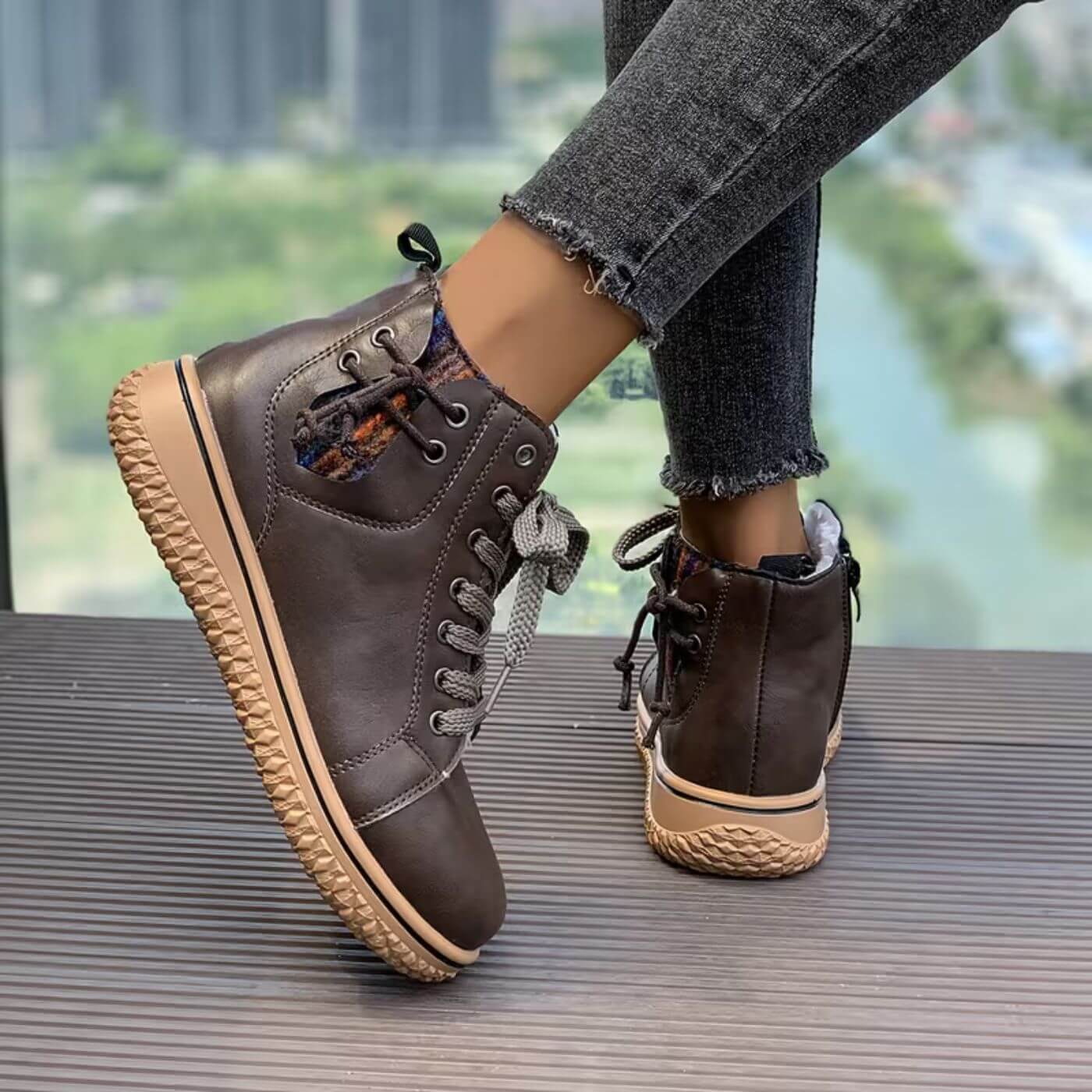 Clara | Damen Leder Schuhe in modernem Alltagsdesign
