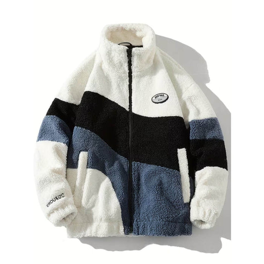 Fabian | Winterjacke Herren Fleece warm & mit Reißverschluss