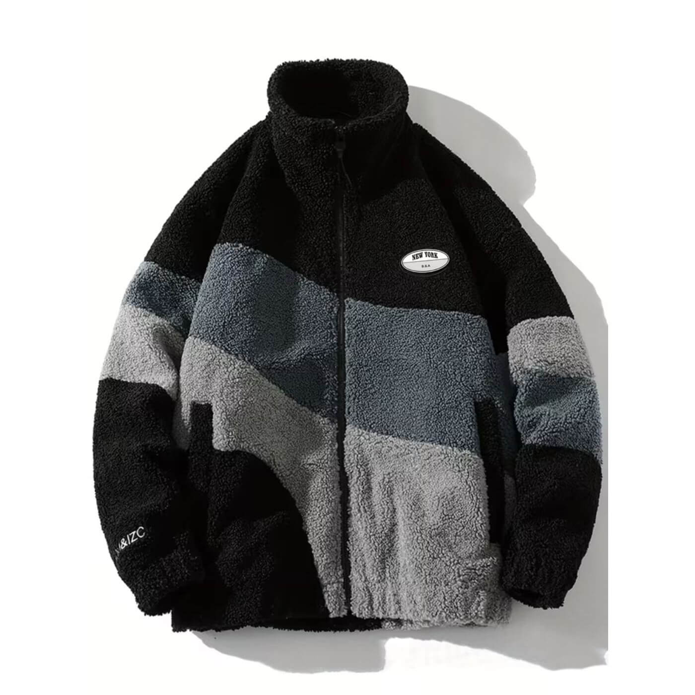 Fabian | Winterjacke Herren Fleece warm & mit Reißverschluss
