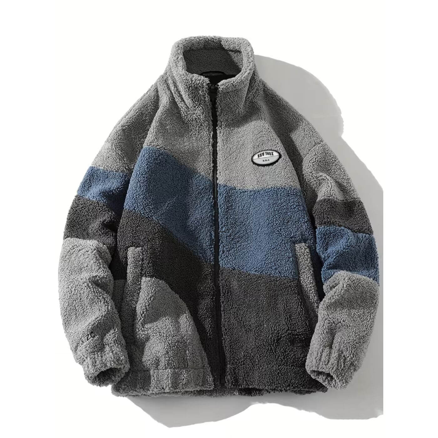 Fabian | Winterjacke Herren Fleece warm & mit Reißverschluss