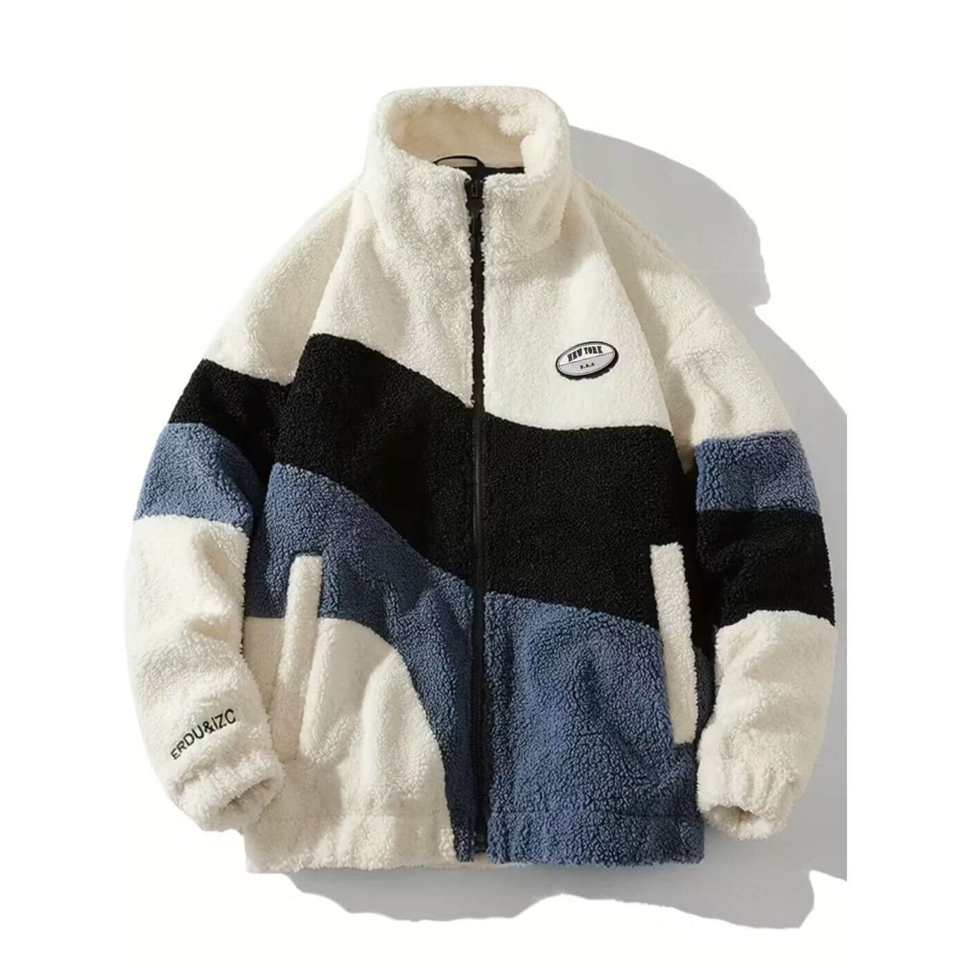 Fabian | Winterjacke Herren Fleece warm & mit Reißverschluss