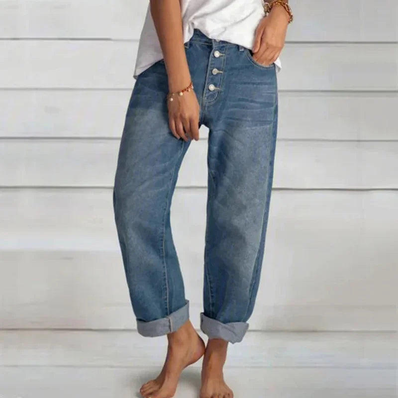 Lea | Zeitlose Damenjeans mit hoher Taille