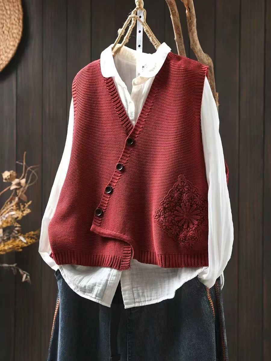 Nina | Klassische Damenweste aus feinem Strickgewebe