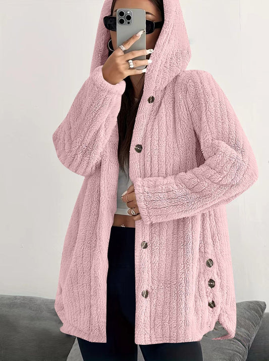 Amira | Elegante Winterjacke mit Kapuze für Alltag