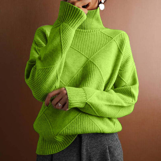 Patrick | Stilvoller Damenstrickpullover mit Rollkragen
