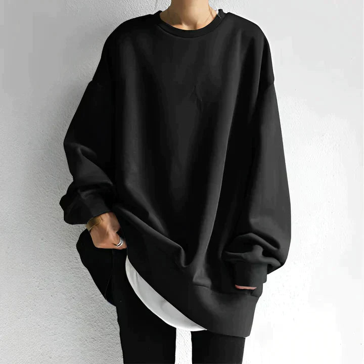 Ella | Lässiger Damen Pullover in Übergröße für Freizeit