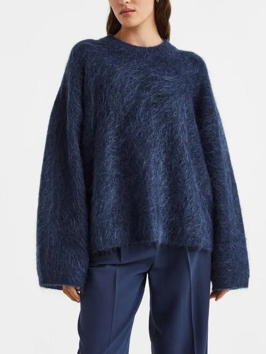 Fiona | Weicher Pullover Damen elegant modern im Schnitt