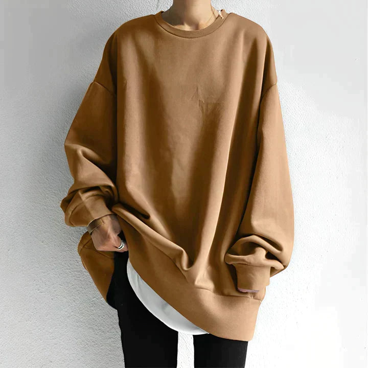 Ella | Lässiger Damen Pullover in Übergröße für Freizeit