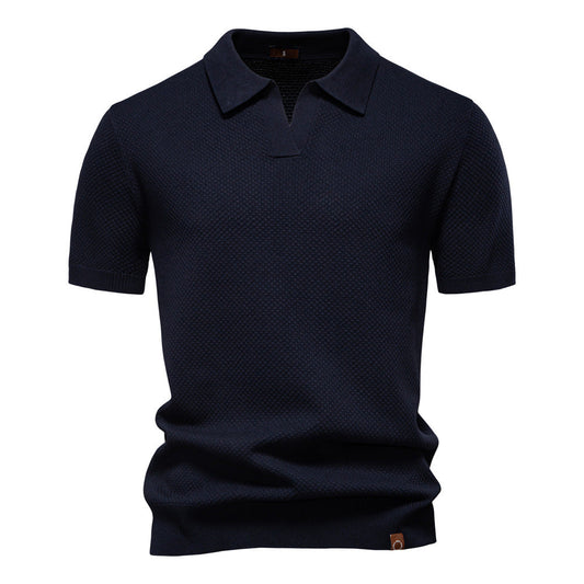 Stefan | Strukturiertes Polo-Shirt im eleganten Design