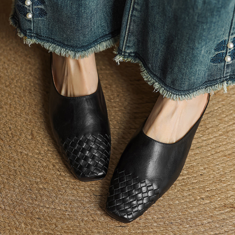 Nora | Damen Leder Mules mit stilvollem Look