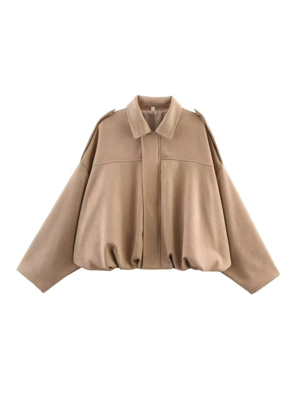 Jasmin | Trendige Jacke aus Wildleder mit Taschen