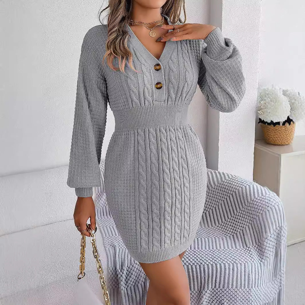 Mira | Damen Bodycon-Strickkleid modern & elegant