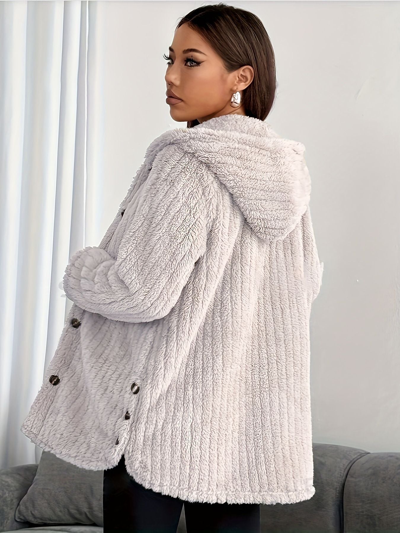 Amira | Elegante Winterjacke mit Kapuze für Alltag