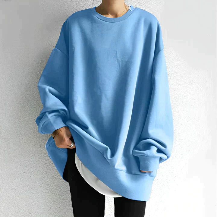Ella | Lässiger Damen Pullover in Übergröße für Freizeit