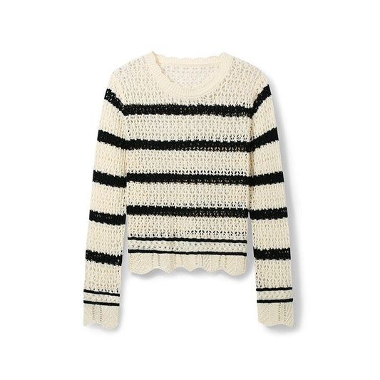 Lina | Gestreifter Strickpullover für jeden Tag