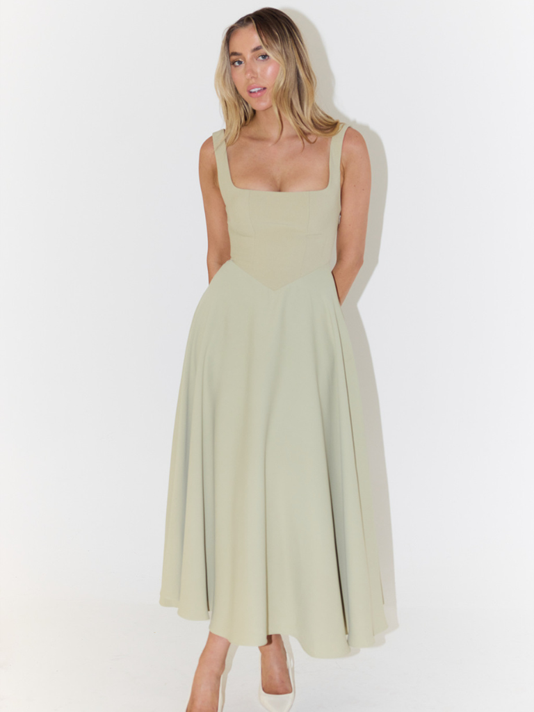 Emilia | Elegantes Kleid mit Midi Länge