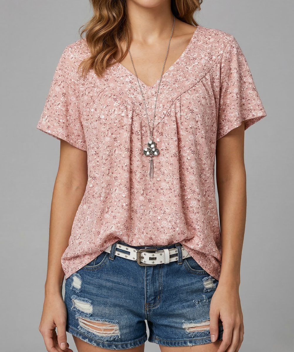 Camilla | Modisches T Shirt im floralen Stil