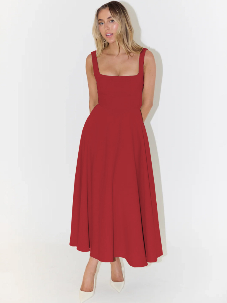 Emilia | Elegantes Kleid mit Midi Länge