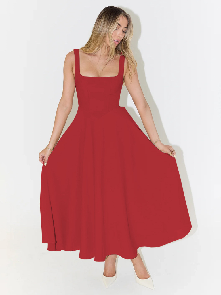 Emilia | Elegantes Kleid mit Midi Länge
