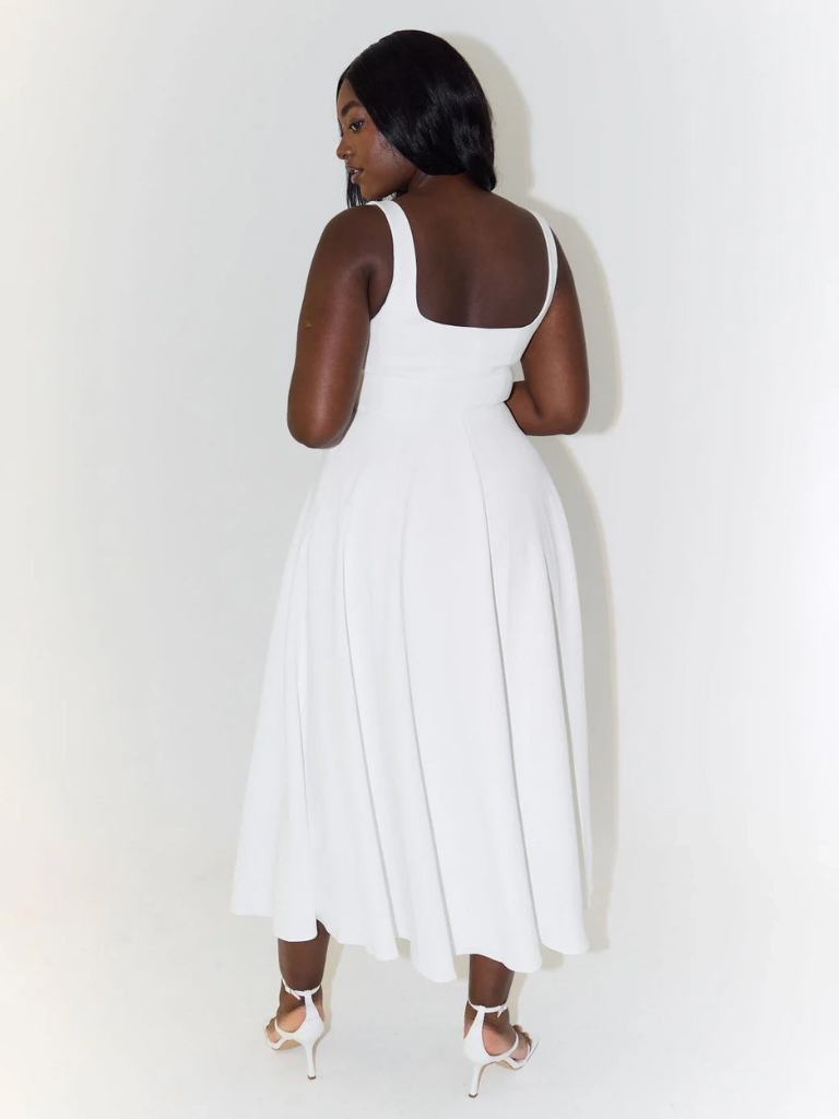 Emilia | Elegantes Kleid mit Midi Länge