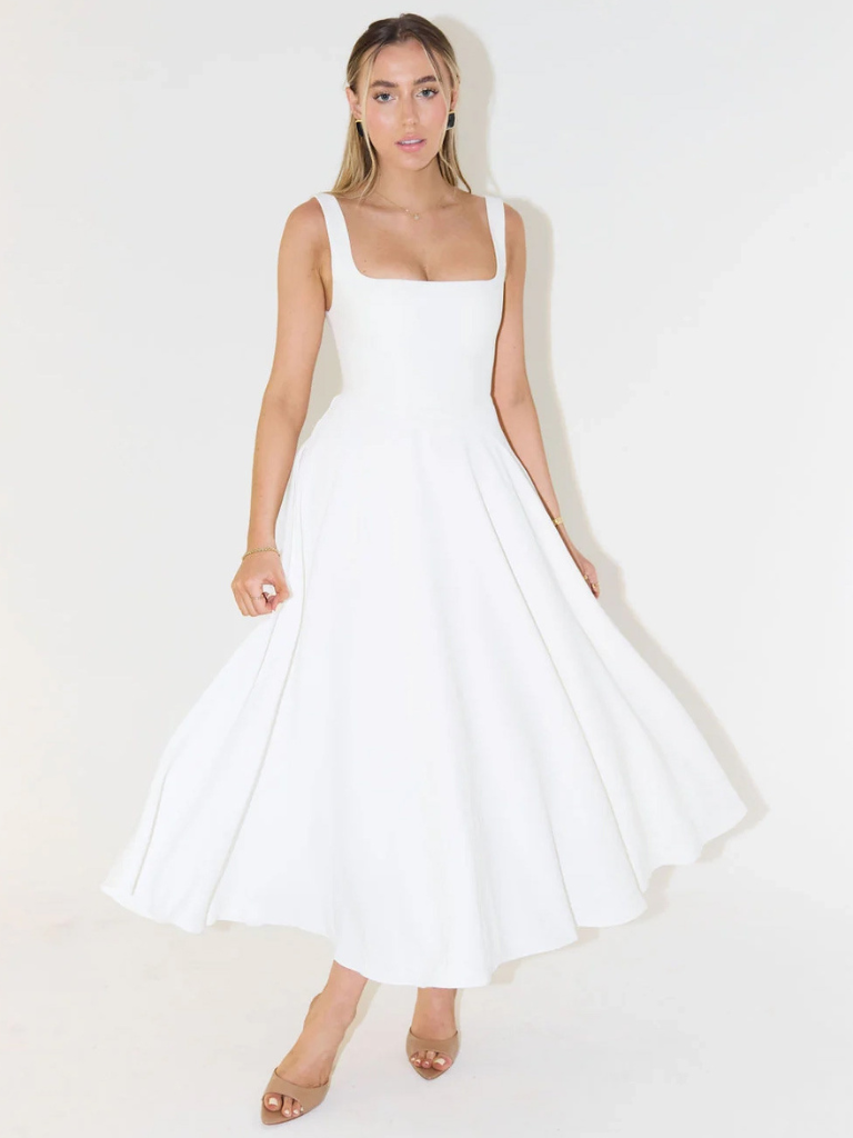 Emilia | Elegantes Kleid mit Midi Länge