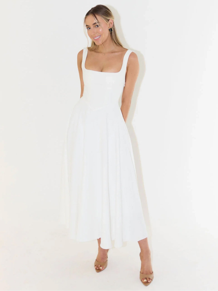 Emilia | Elegantes Kleid mit Midi Länge